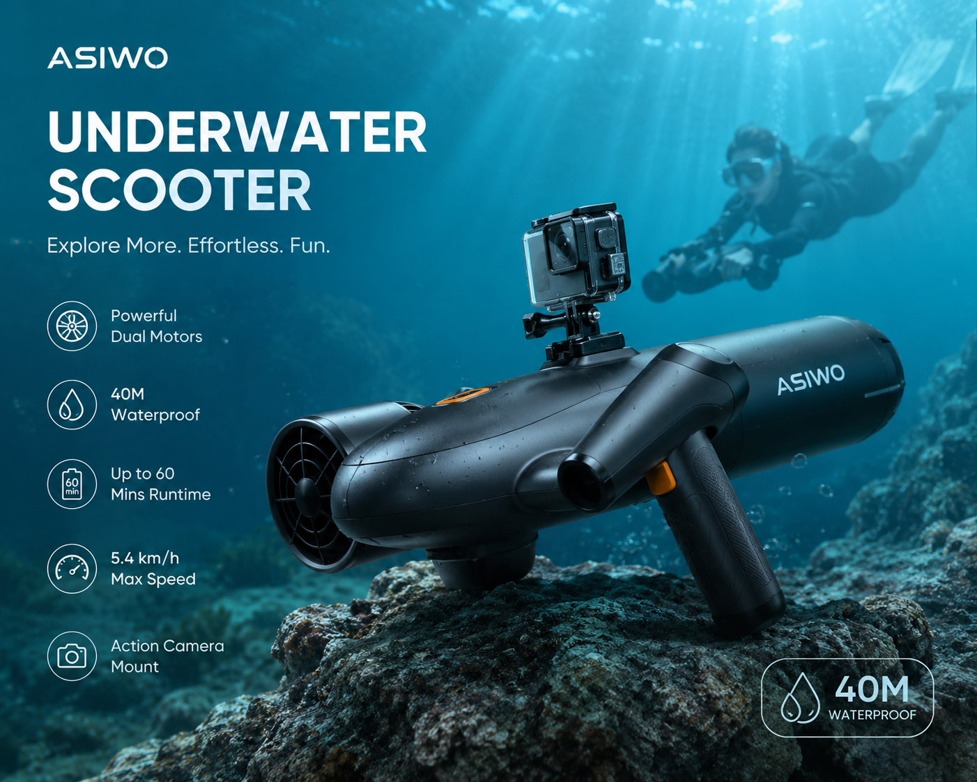 AquaGlide Underwater Sea Scooter